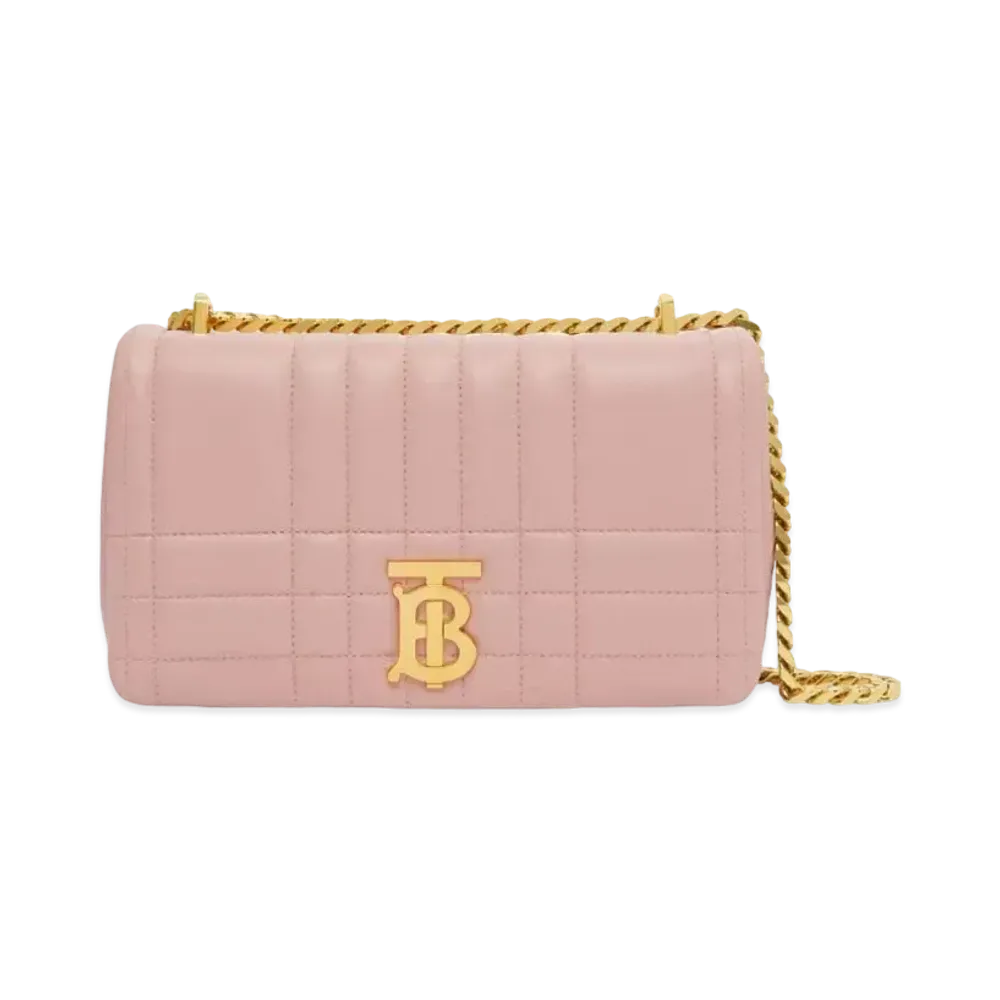 Burberry Quilted Leather Small Lola Bag "Dusky Pink"