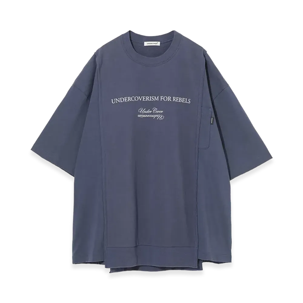 UNDERCOVER Cotton T-shirt "Gray Blue"