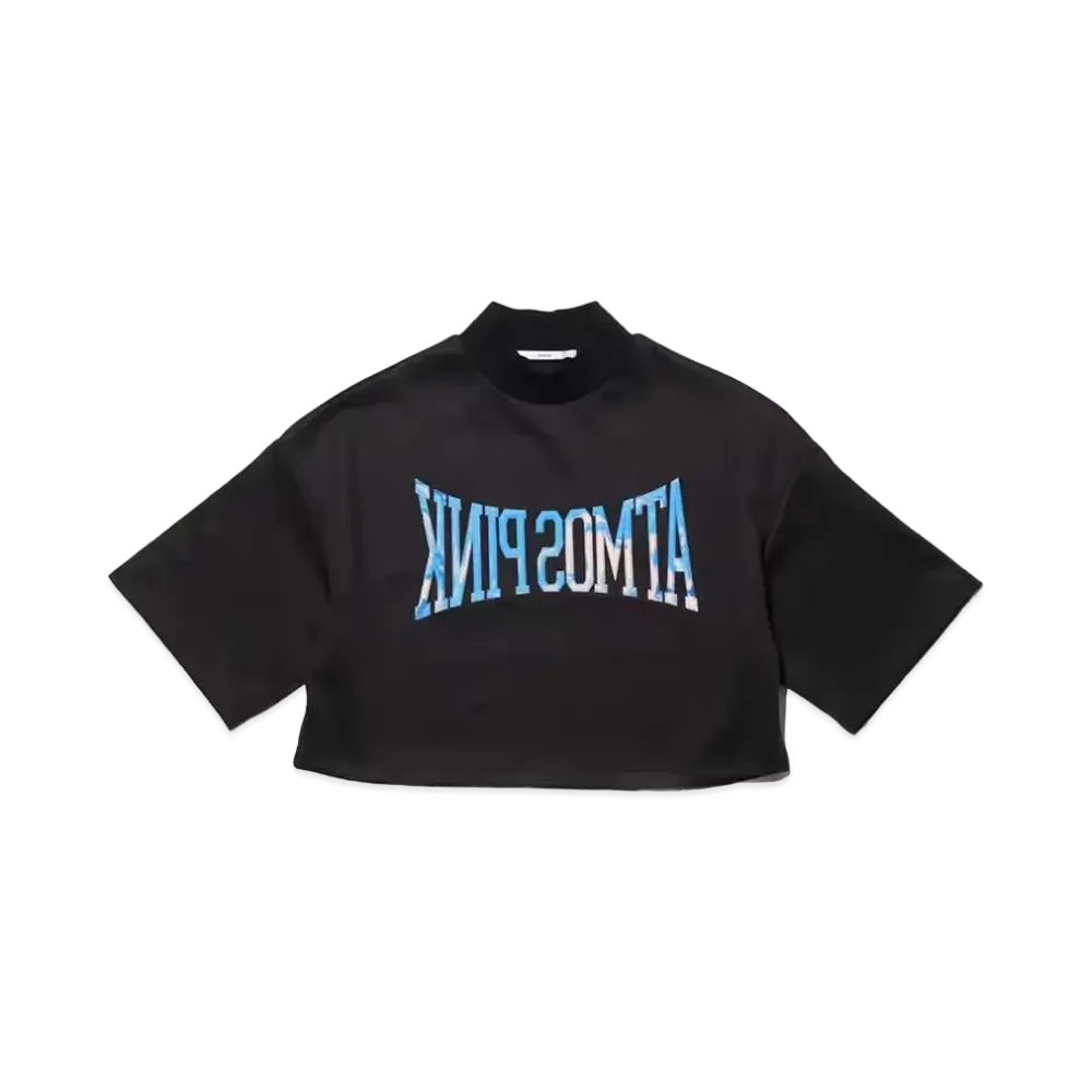 atmos pink Rubber Embossed Tops "Black"