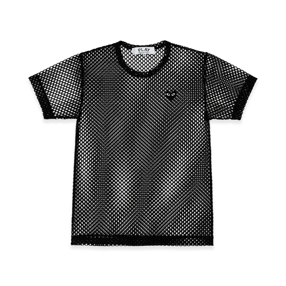 PLAY COMME des GARCONS Polyester Mesh Large Black Emblem "Black"