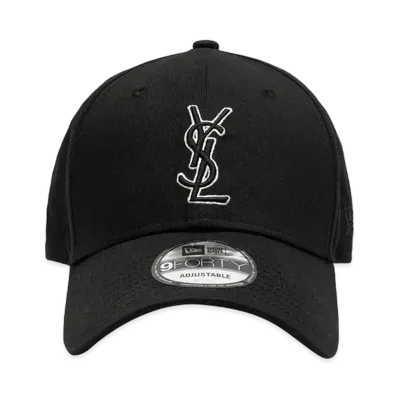 Saint Laurent x New Era YSL Monogram Cap "Black"