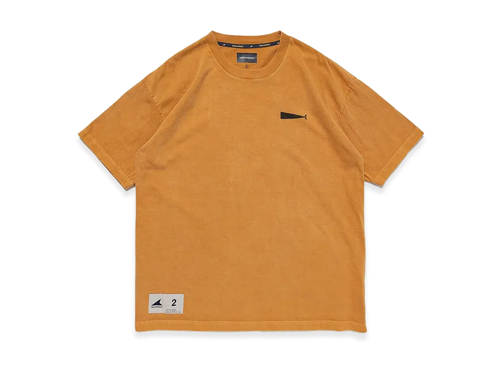 DESCENDANT View Organic Cotton SS Pigment Dye "Orange"
