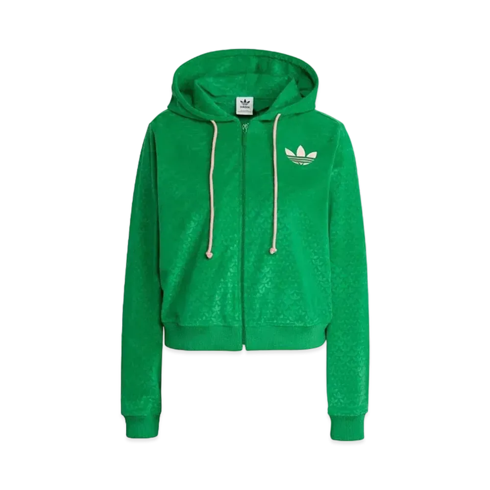 adidas Adicolor Heritage Now Velor Zip Parka "Green"