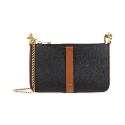 Chloe Marcie Pouch On Chain "Black"