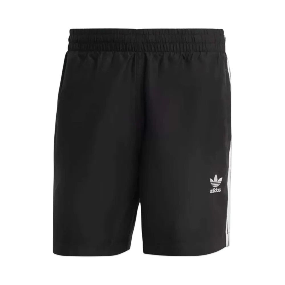adidas Originals Adicolor Three Stripes Swim Shorts "Black/White"