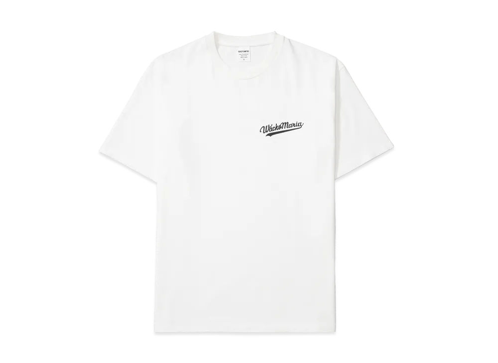 WACKO MARIA Washed Heavy Weight T-Shirt "White"
