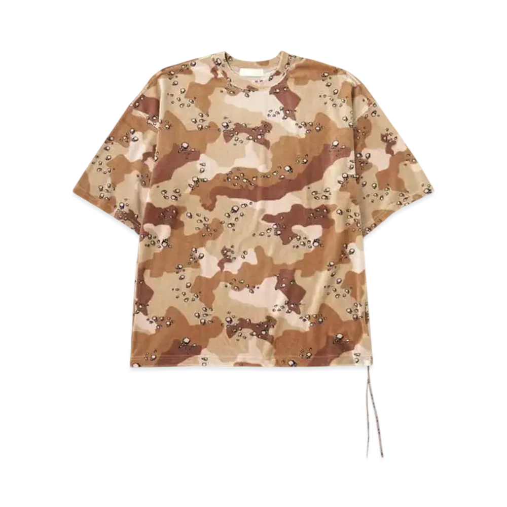 mastermind WORLD Boxy Velour Tee "Desert"