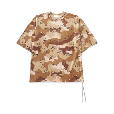 mastermind WORLD Boxy Velour Tee "Desert"