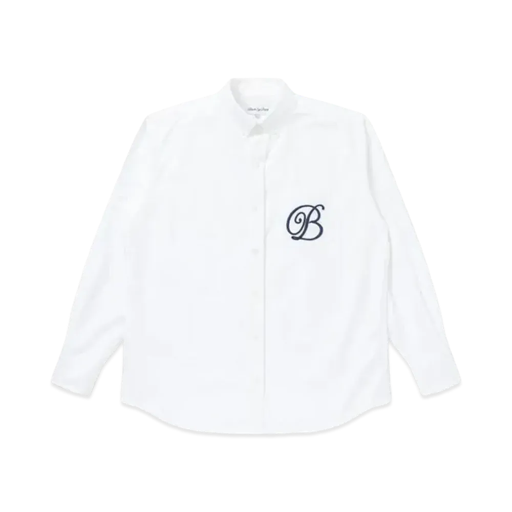 BlackEyePatch B Emblem Oxford Shirt "White"