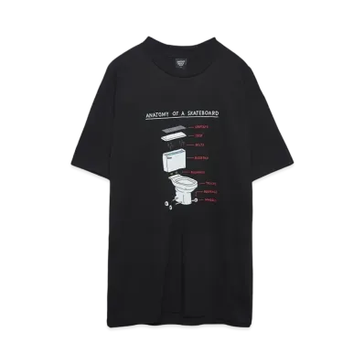 BROTHER MERLE Men's Knit S/S Crew T-Shirt - Anatomy "Black"