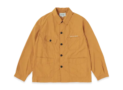 SEDAN ALL-PURPOSE Graph Plaid Nylon Work Jacket "Spark Gold"