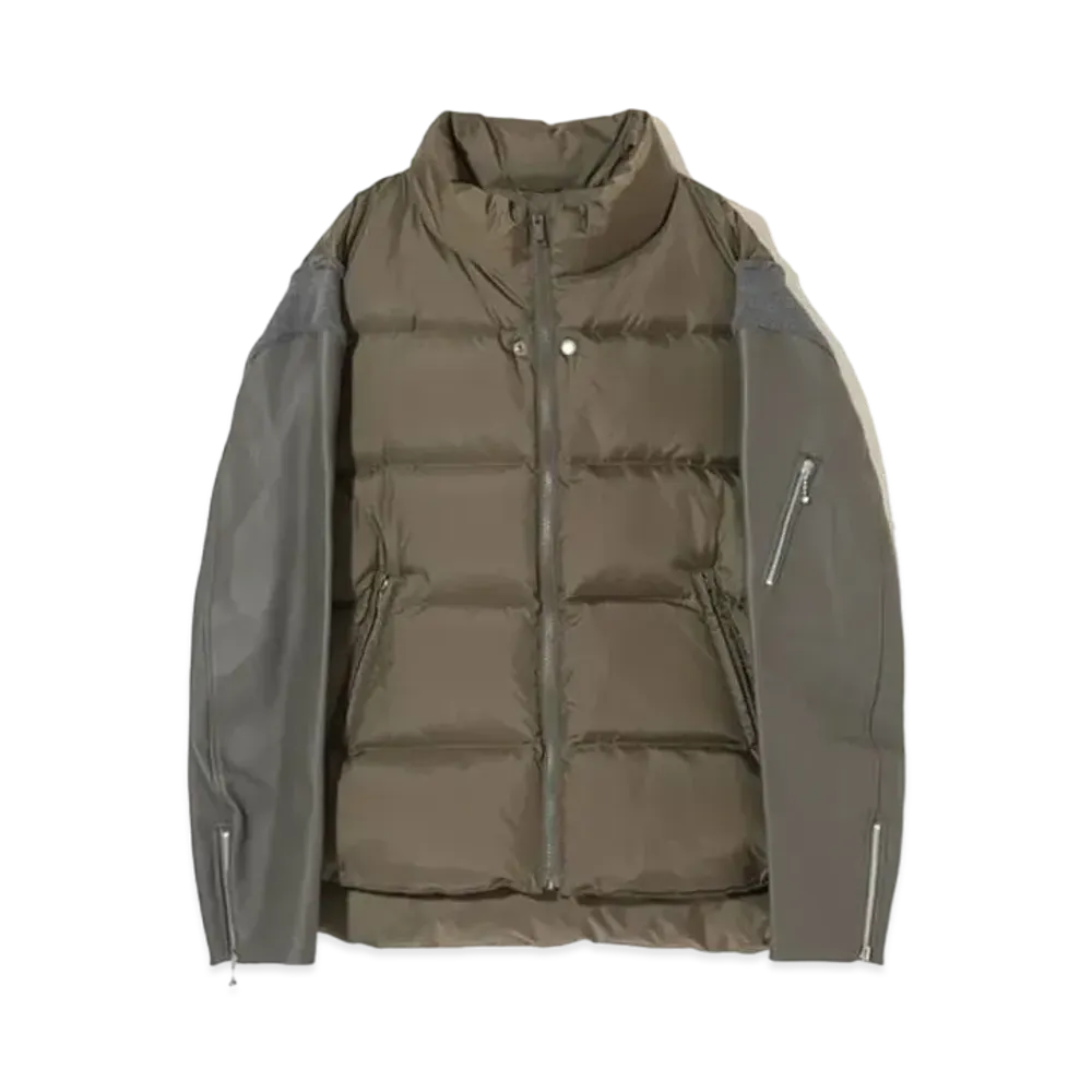 UNDERCOVER Sheepskin Sleeve Down Jacket "Khaki"