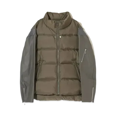UNDERCOVER Sheepskin Sleeve Down Jacket "Khaki"