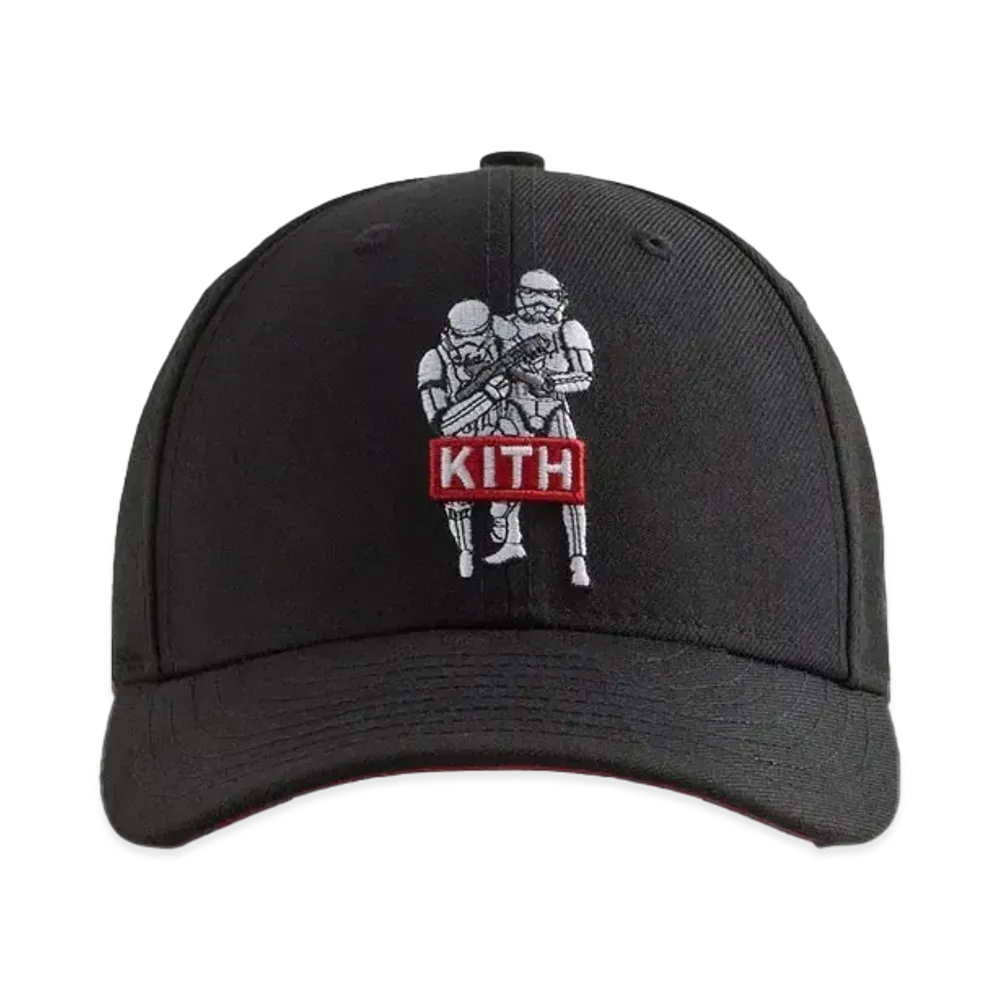 Kith x STAR WARS Stormtrooper Box Logo New Era 59FIFTY Low Profile "Black"