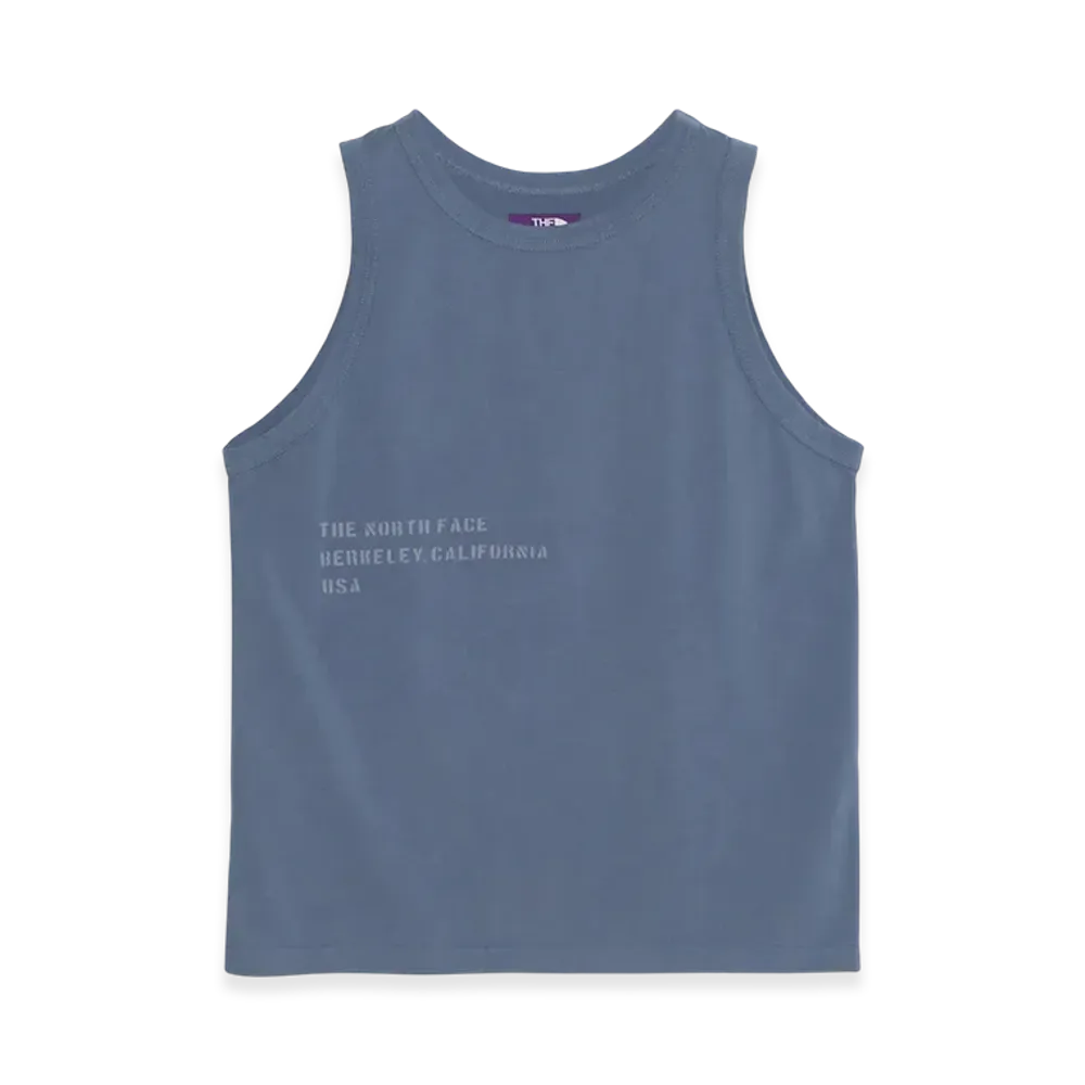 The North Face Purple Label Garment Dyed Lettered Field Tank "Blue"