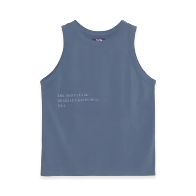 The North Face Purple Label Garment Dyed Lettered Field Tank "Blue"