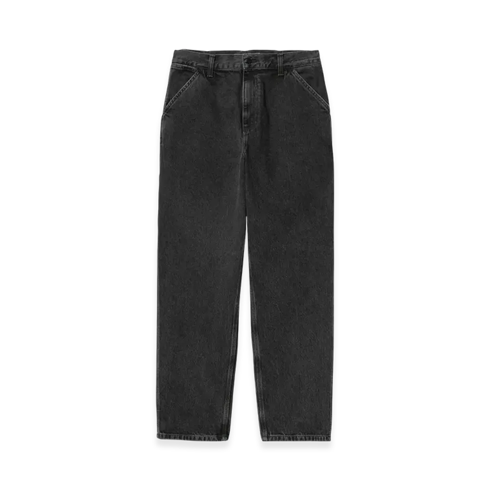 Carhartt WIP Single Knee Pant "Black (stone washed)"