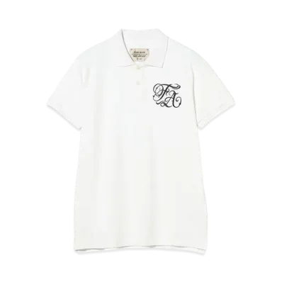 BEAMS Future Archive Logo Polo "White"