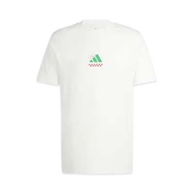 adidas Lounge Pizza Graphic Short Sleeve T-Shirt "Off White"