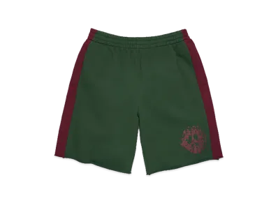 DENIM TEARS Denim U Paneled Sweatshort "Green"