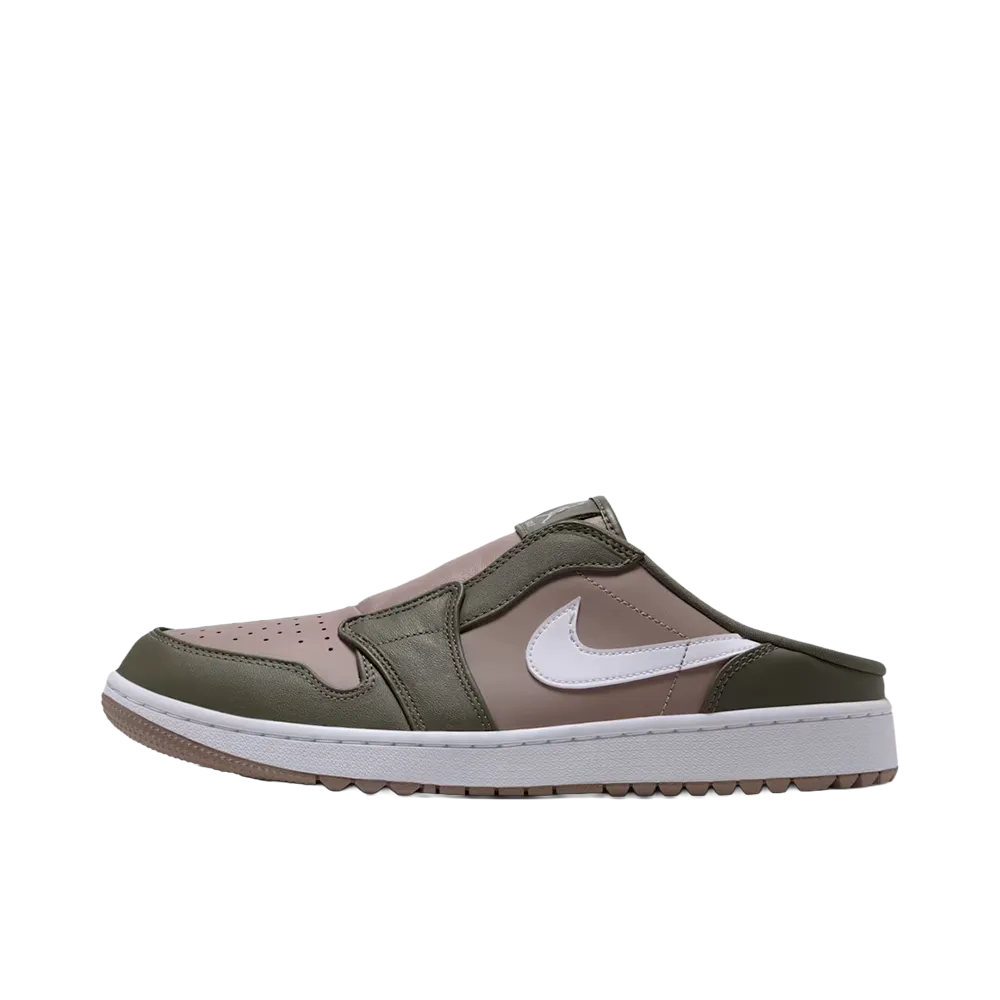 Nike Air Jordan 1 Low Golf Mule "Medium Olive/Khaki"