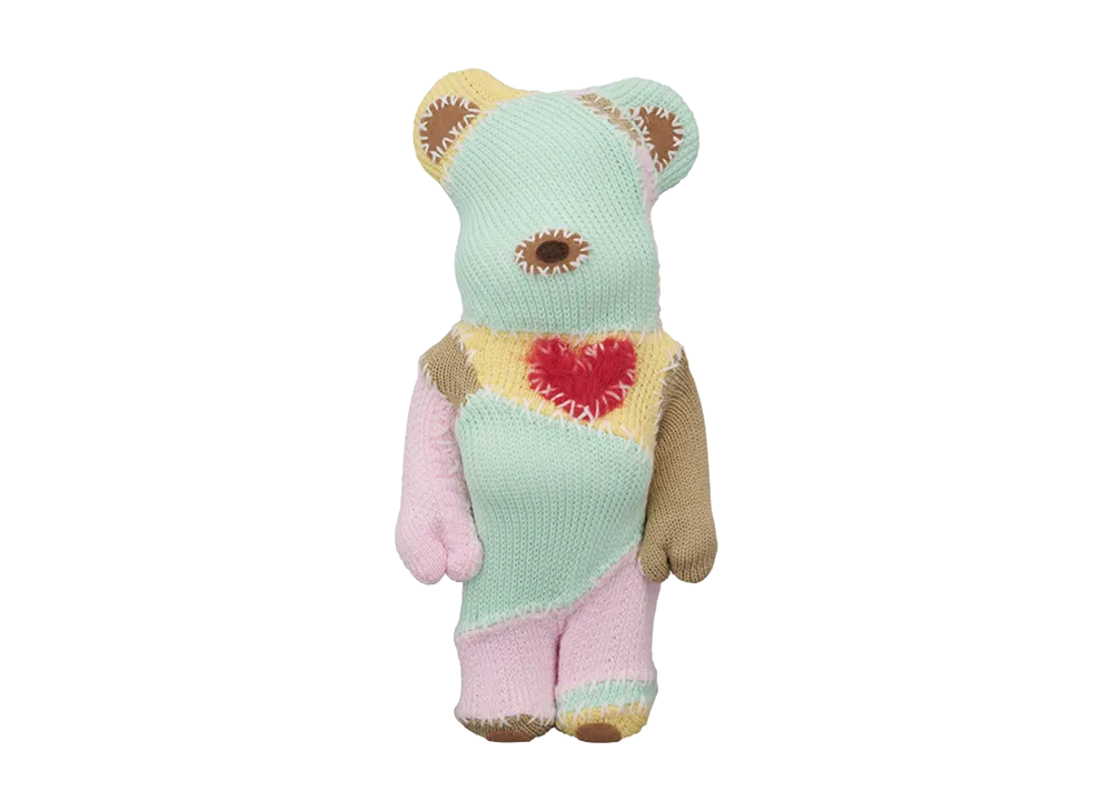 MEDICOM TOY "BEARBRICK" Amok Knit 400%