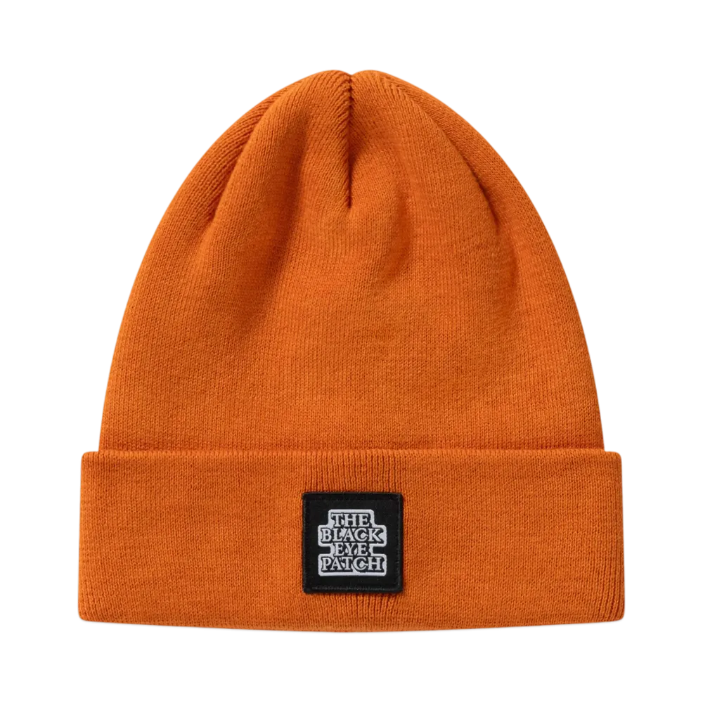 BlackEyePatch Og Label Patched Beanie "Orange"