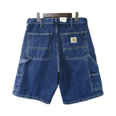 Carhartt WIP Double Knee Shorts "Blue Stone Washed"