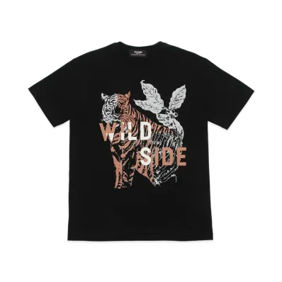 STARBUCKS x WILDSIDE Yohji Yamamoto Reserve T-shirt Tiger (front print) "Black"