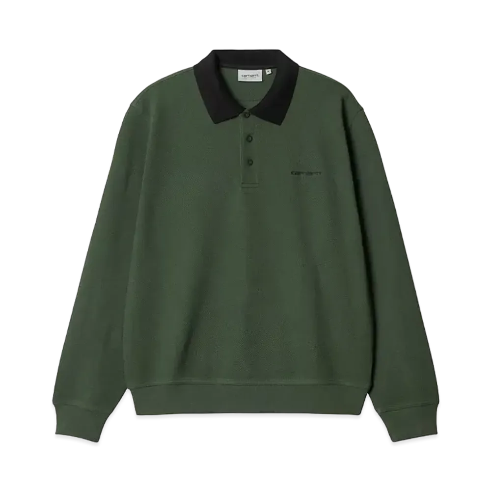 Carhartt WIP L/S Vance Rugby Shirt "Sycamore Tree/Black"