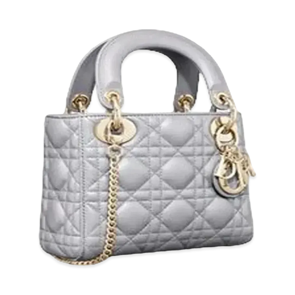 Dior Mini Lady Dior Bag "Gray"