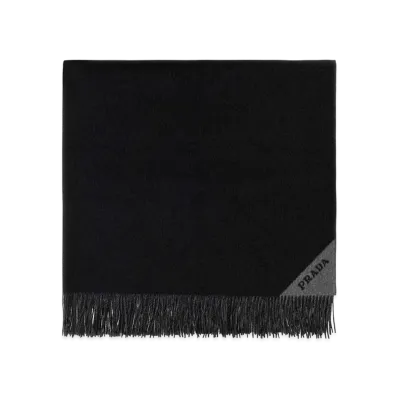 PRADA Slate Cashmere Blanket "Grey"
