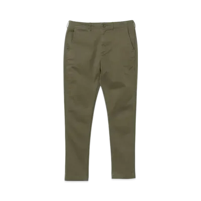 BEAMS Stretch Tapered Chino "OliveDab"