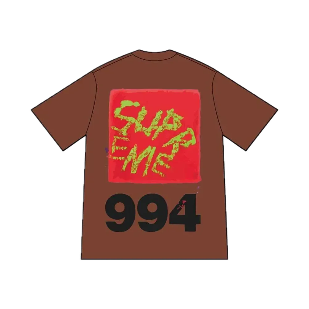 Supreme Paint Tee "Brown"