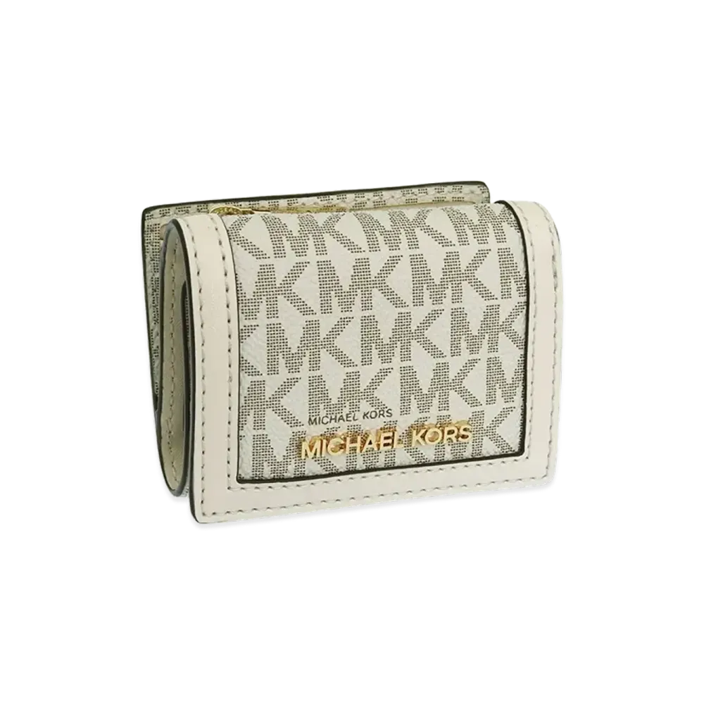 MICHAEL KORS Women's Trifold Wallet "Ivory Multi"