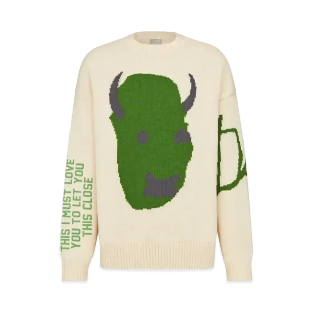 Dior x Cactus Jack Oversize Sweater "Eclu"