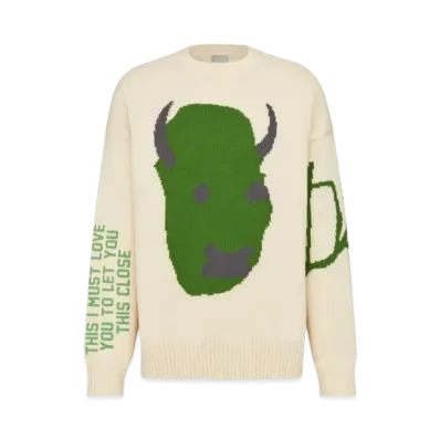 Dior x Cactus Jack Oversize Sweater "Eclu"