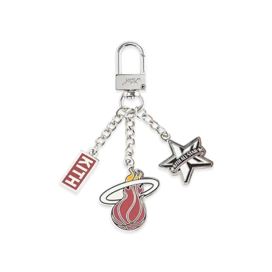 Kith x NBA All-Star Miami Heat Keychain "Silver"