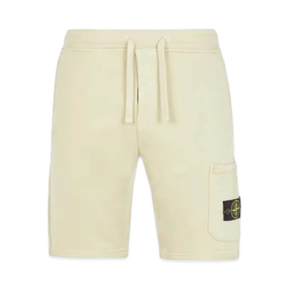 Stone Island 64651 Regular Fit Cargo Bermuda Shorts - 24SS "Ecru"