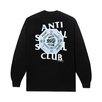ANTI SOCIAL SOCIAL CLUB x UFC Corner Long Sleeve Tee "Black"