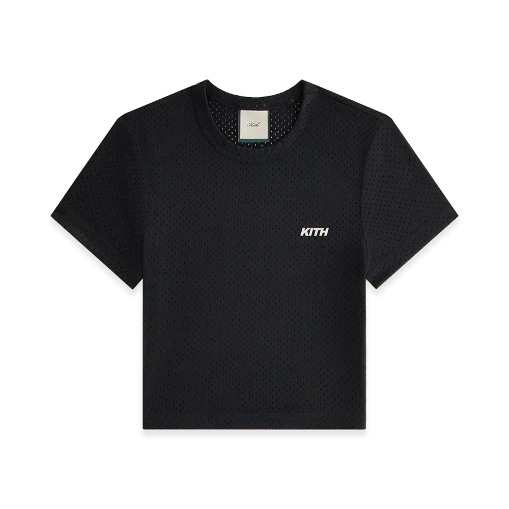 Kith Women's Mulberry II Mesh Tee "Black"
