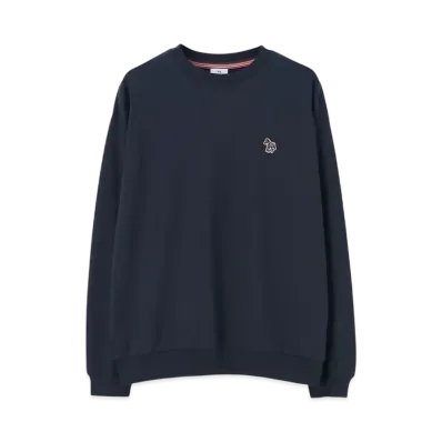 Paul Smith Women's Zebra Patch Long Sleeve T-Shirt "Navy"