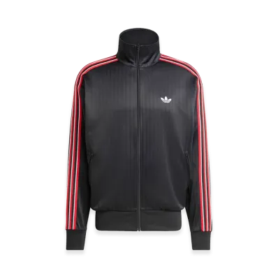 adidas Firebird Loose Pinstripe Track Top "Black"