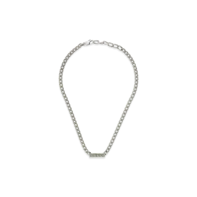 GUCCI Enamel Necklace with GUCCI Logo