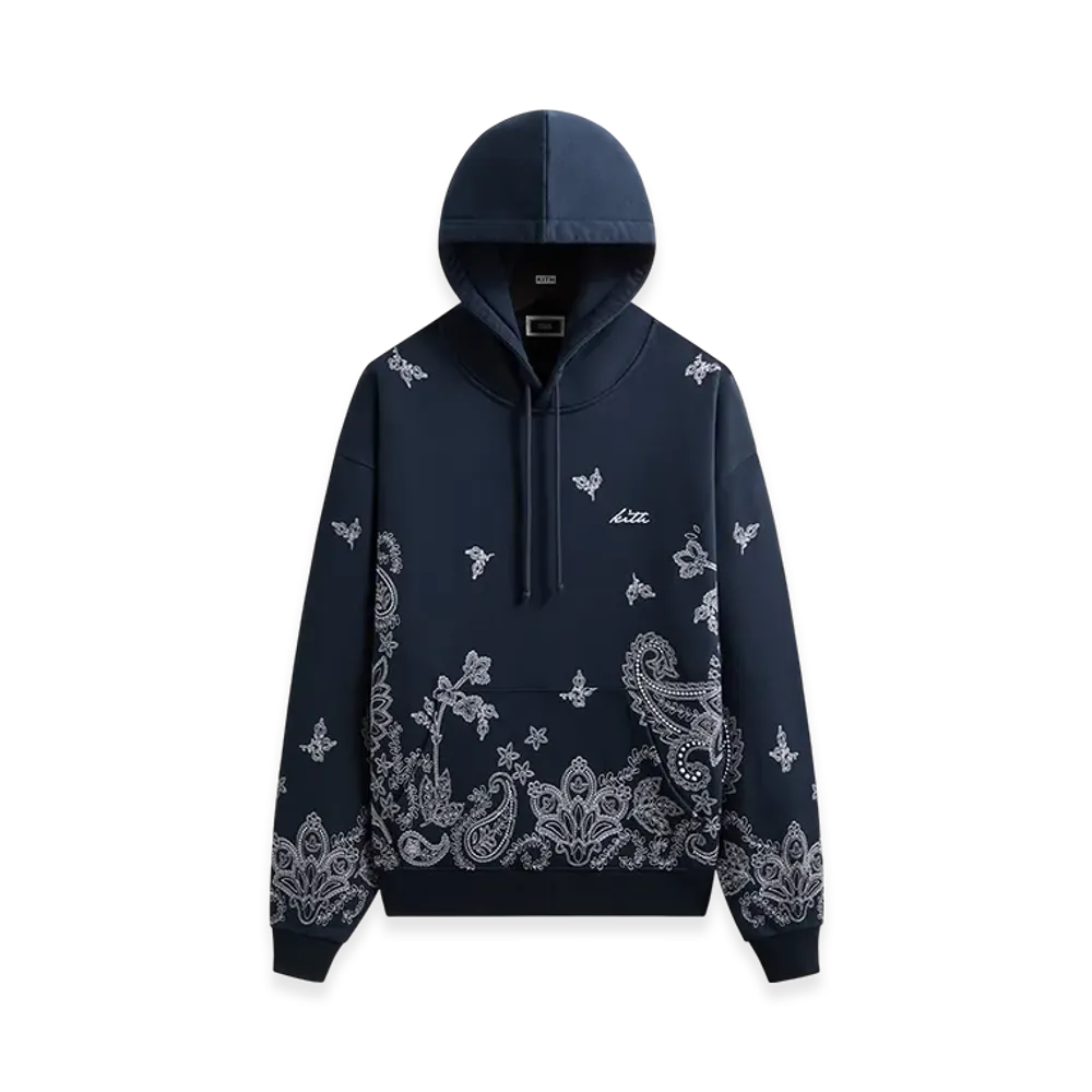Kith Falling Paisley Nelson Hoodie "Nocturnal"