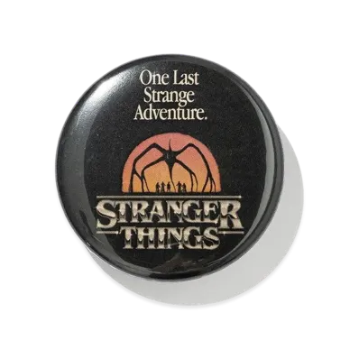 Netflix Stranger Things x V.A. Can Badge 38mm "Orange"