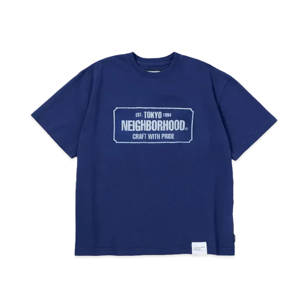 NEIGHBORHOOD Sulfur Dye Crewneck SS "Navy"
