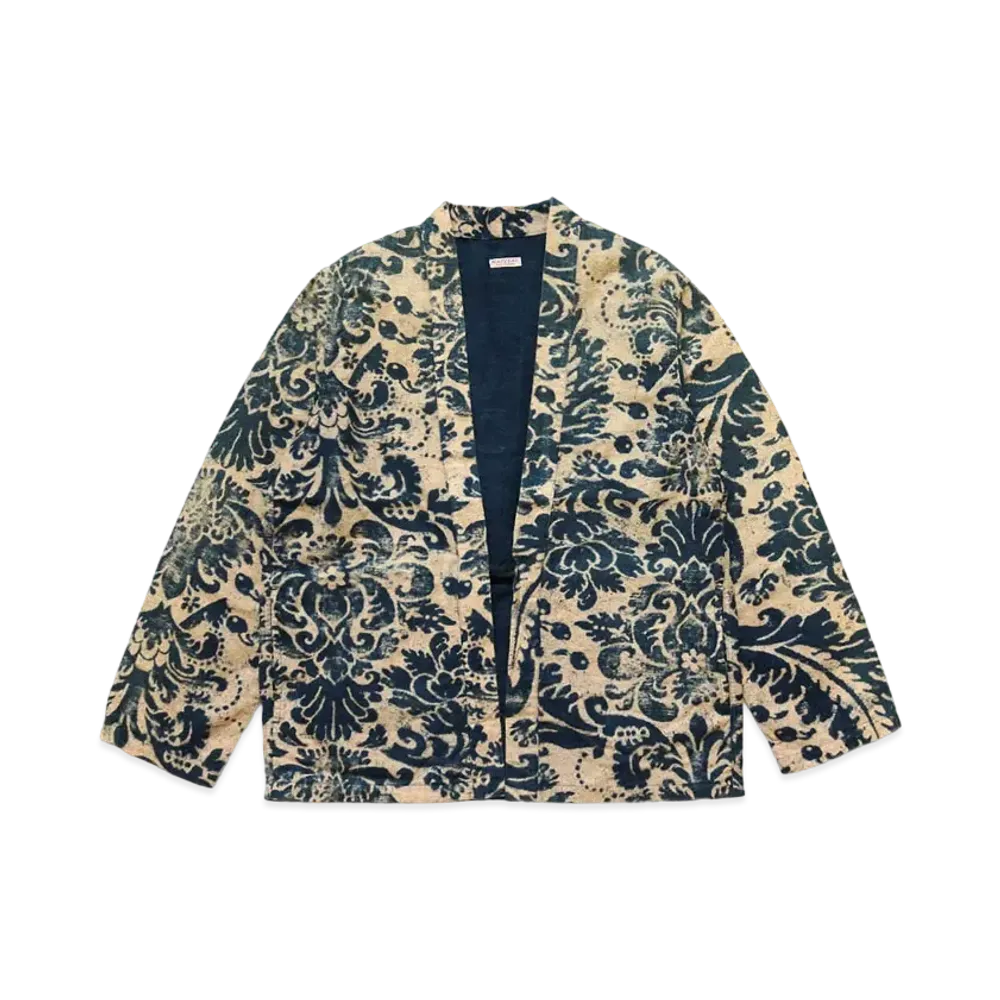 KAPITAL IDG NERDAMASK PATTERNED PT PT KAKASHI SHIRT "Indigo"