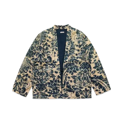 KAPITAL IDG NERDAMASK PATTERNED PT PT KAKASHI SHIRT "Indigo"
