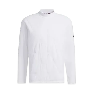 adidas Frost Guard Thermal Quilt Combination Mockneck Long Sleeve Shirt "White"